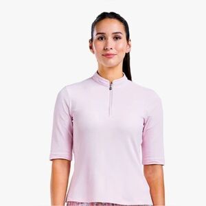 NVO Noa II Lavender Mock UPF 50+ Golf Polo NWT